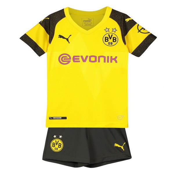 Maillot Football Dortmund Domicile Enfant 2018-19 Jaune